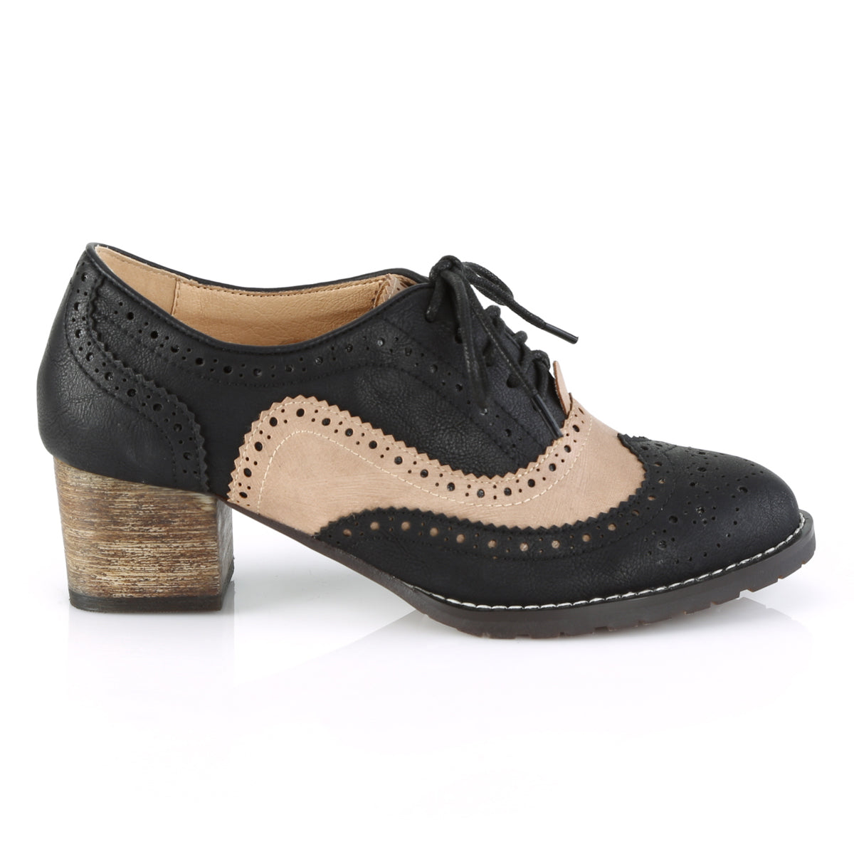 Pin Up Couture Pompe da donna RUSSELL-34 cuoio in ecopelle marrone chiaro