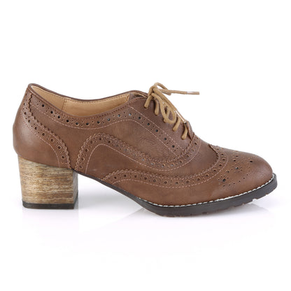 Pin Up Couture Pompe da donna RUSSELL-34 in ecopelle marrone