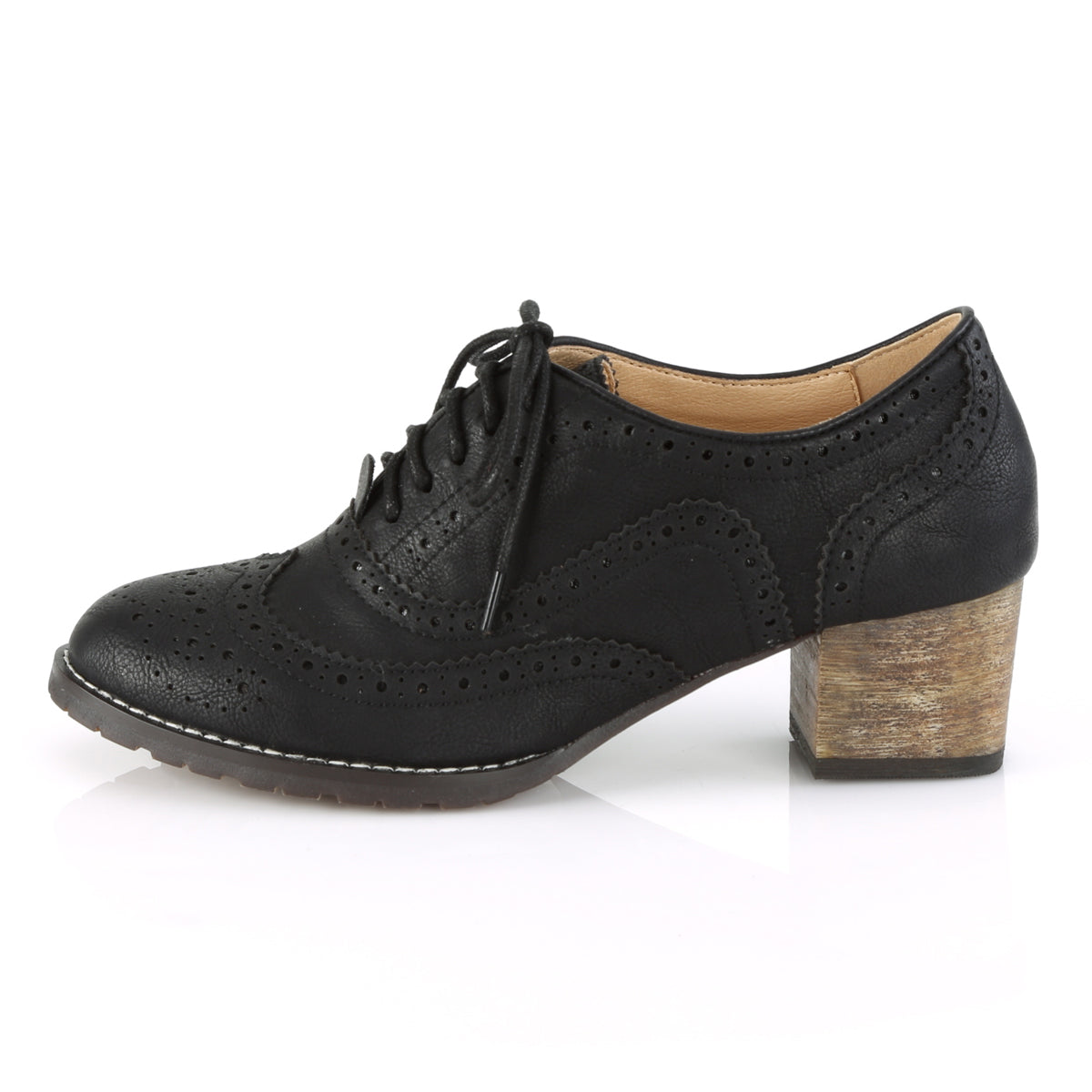 Pin Up Couture Pompe da donna RUSSELL-34 in ecopelle nera