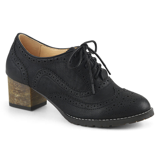 Pin Up Couture Pompe da donna RUSSELL-34 in ecopelle nera
