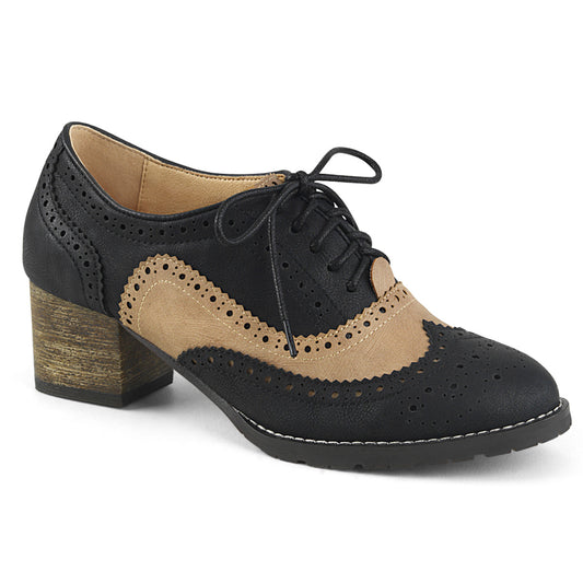 Pin Up Couture Pompe da donna RUSSELL-34 cuoio in ecopelle marrone chiaro