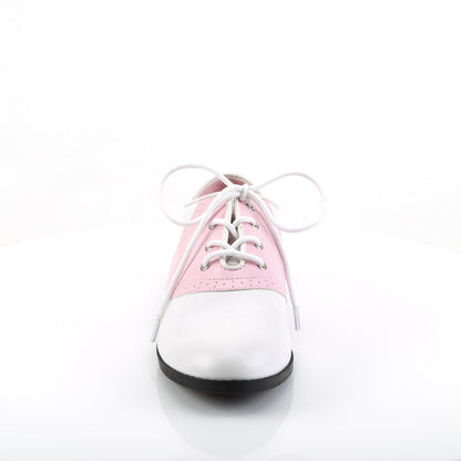 Funtasma Womens Pumps SADDLE-50 B.Pink-Wht Pu