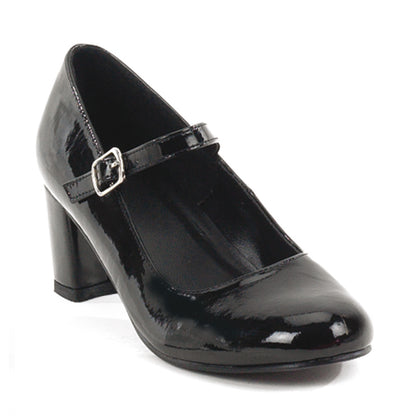 Funtasma Pompe da donna Schoolgirl-50 BLK PAT.