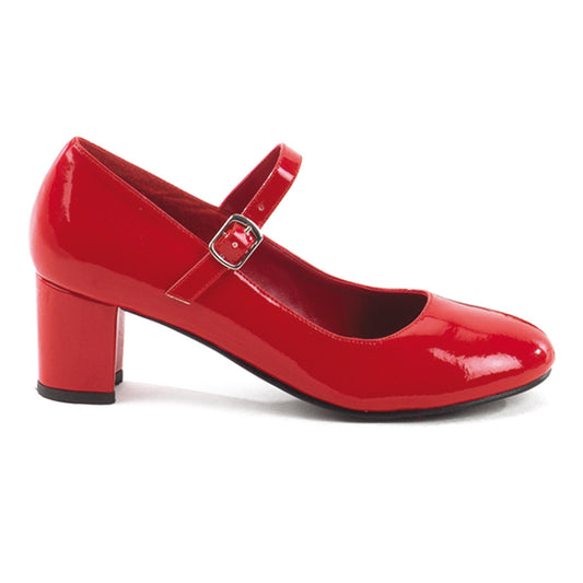 Funtasma Womens Pumps SCHOOLGIRL-50 Red Pat
