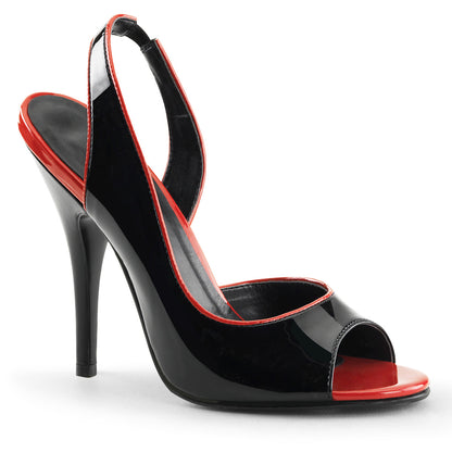 Pleaser Pompe da donna SEDUCE-117 BLK-RED PAT