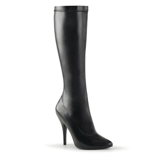 Pleaser Stivali da donna SEDUCE-2000 BLK STR Ecopelle