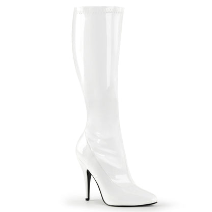 Pleaser Stivali da donna SEDUCE-2000 Wht Str Pat