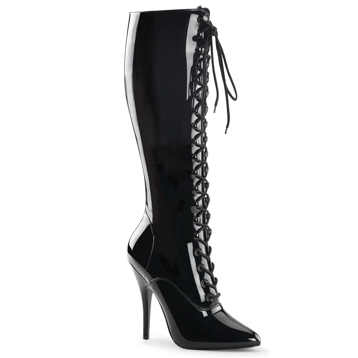 Pleaser Womens Boots SEDUCE-2020 Blk Pat