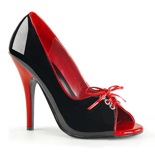 Pleaser Pompe da donna SEDUCE-216 Blk-Red Pat