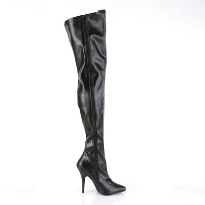 Pleaser Stivali da donna SEDUCE-3000 BLK STR Ecopelle