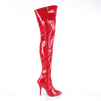 Pleaser Stivali da donna SEDUCE-3000 RED STR PAT