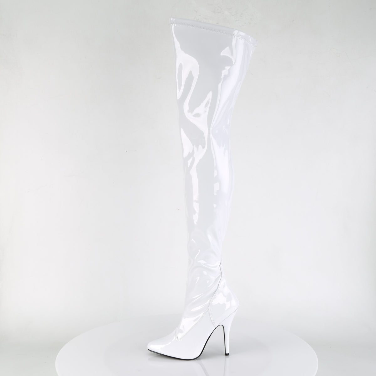 Pleaser Stivali da donna SEDUCE-3000 Wht Str Pat