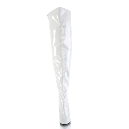 Pleaser   SEDUCE-3000WC WHT STR PAT