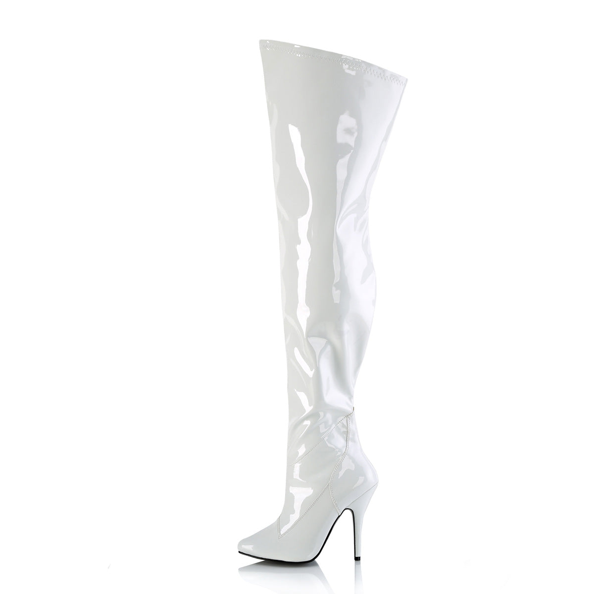 Pleaser   SEDUCE-3000WC WHT STR PAT