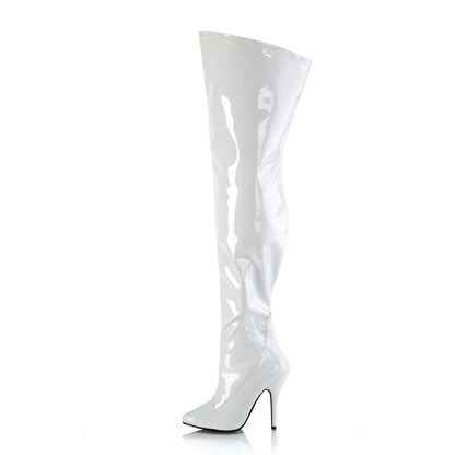 Pleaser   SEDUCE-3000WC WHT STR PAT