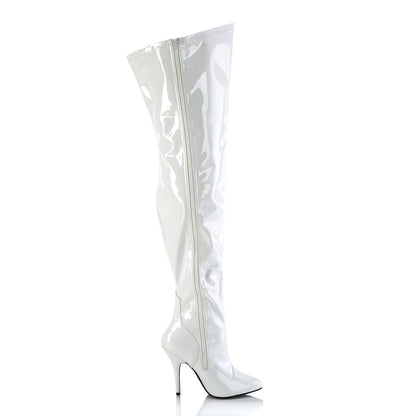 Pleaser   SEDUCE-3000WC WHT STR PAT