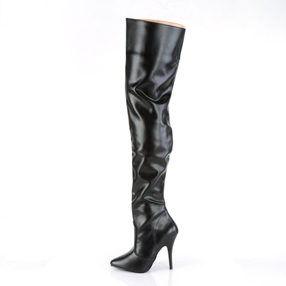 Pleaser Stivali da donna SEDUCE-3010 Blk in ecopelle