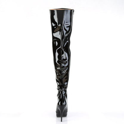 Pleaser Stivali da donna SEDUCE-3010 Blk Pat.