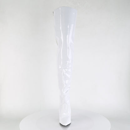 Pleaser Stivali da donna SEDUCE-3010 wht pat.