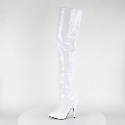 Pleaser Stivali da donna SEDUCE-3010 wht pat.