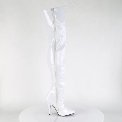 Pleaser Stivali da donna SEDUCE-3010 wht pat.