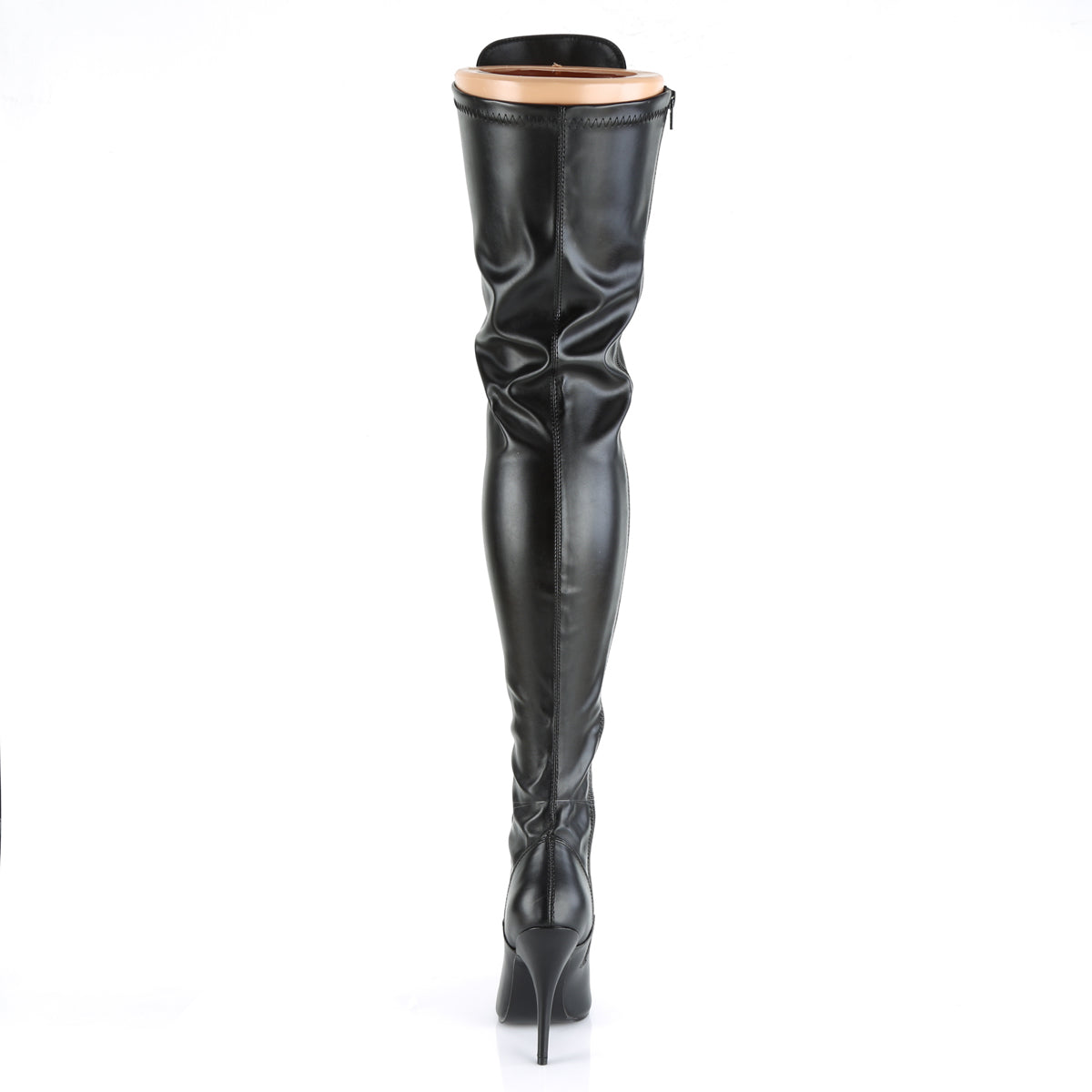 Pleaser Stivali da donna SEDUCE-3024 BLK STR FAUX PELLE