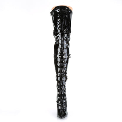 Pleaser Stivali da donna SEDUCE-3028 Blk Str Pat