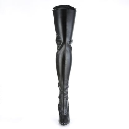 Pleaser Stivali da donna SEDUCE-3063 BLK STR Ecopelle