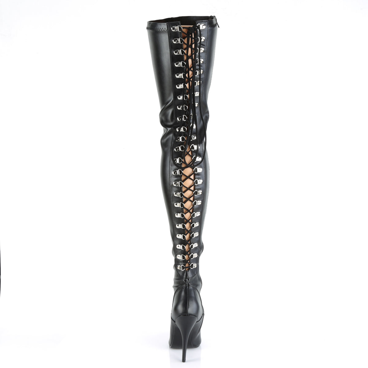 Pleaser Stivali da donna SEDUCE-3063 BLK STR Ecopelle