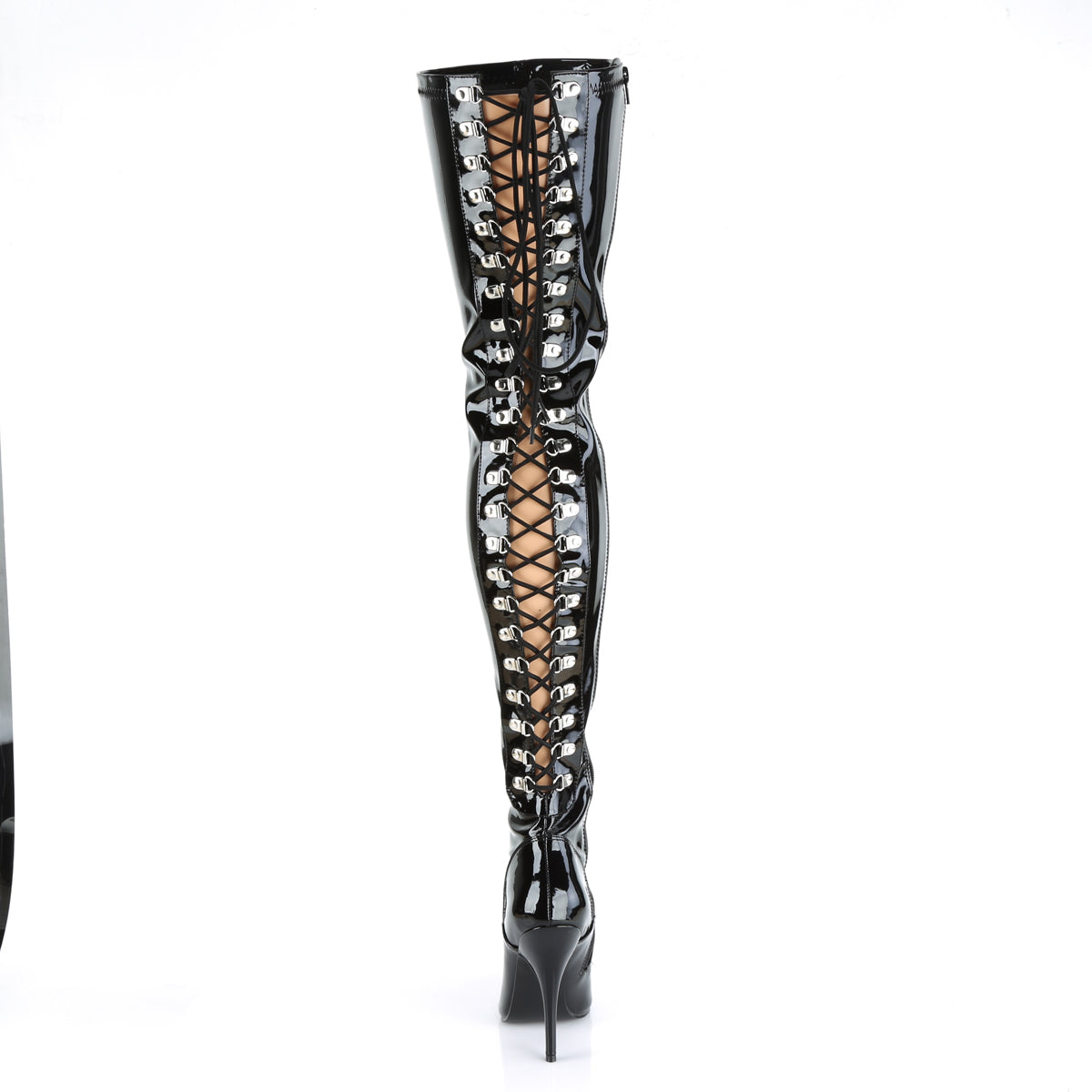 Pleaser Stivali da donna SEDUCE-3063 Blk Str Pat