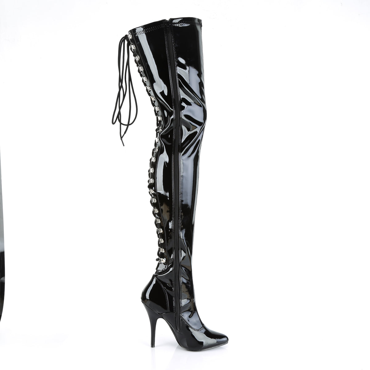 Pleaser Stivali da donna SEDUCE-3063 Blk Str Pat