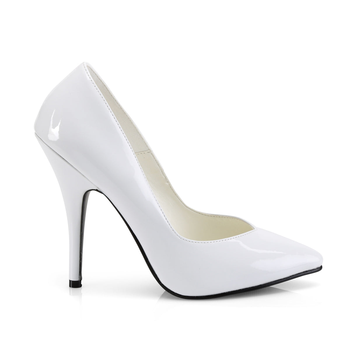Pleaser Womens Pumps SEDUCE-420V Wht Pat