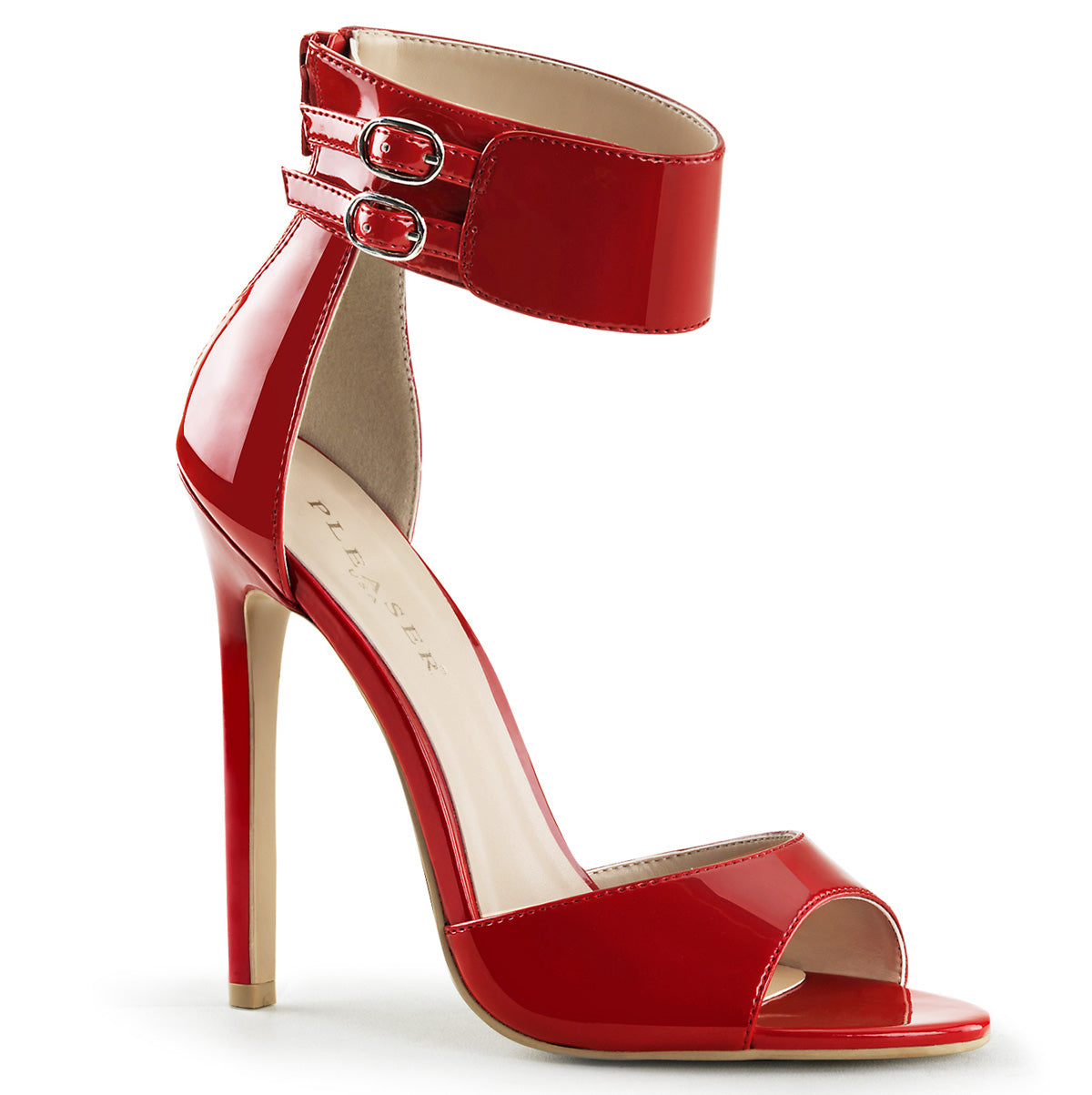 Pleaser Pompe da donna SEXY-19 Pat rossa