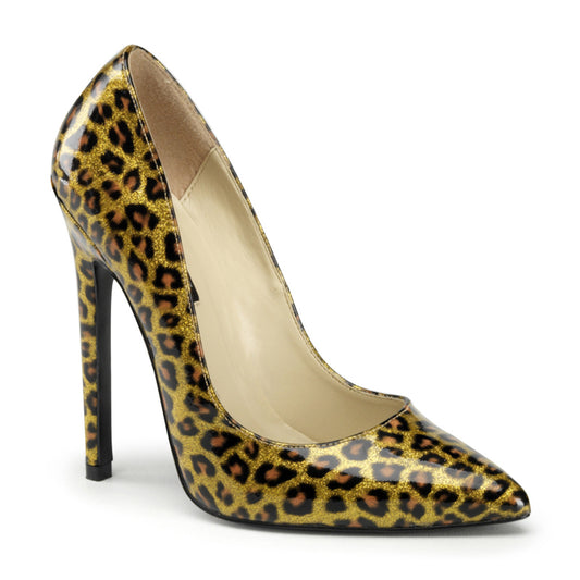 Pleaser Pompe da donna SEXY-20 pat perlati d'oro