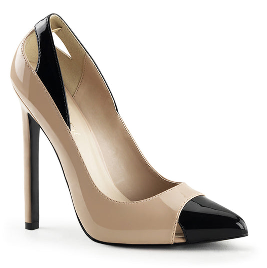 Pleaser Pompe da donna SEXY-22 Pat Nude-Blk