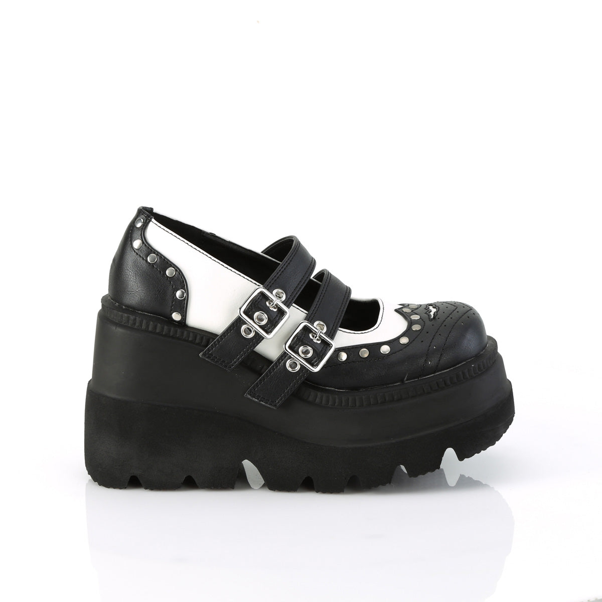 DemoniaCult   SHAKER-27 blk-wht in pelle vegana