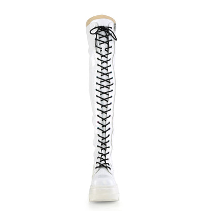 DemoniaCult Stivali da donna SHAKER-374 brevetto per elogrammi wht ologramma