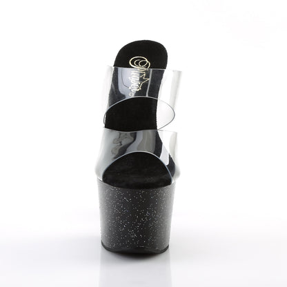Pleaser Womens Sandals SKY-302MG Clr/Blk