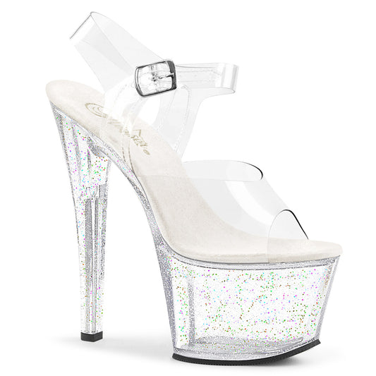 Pleaser Womens Sandals SKY-308MG Clr/Clr