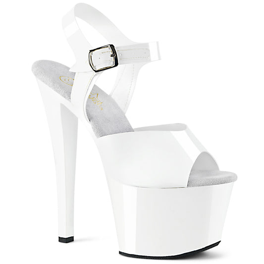 Pleaser Womens Sandals SKY-308N Wht (Jelly-Like) TPU/Wht