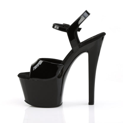 Pleaser Sandali da donna SKY-309 BLK PAT / BLK