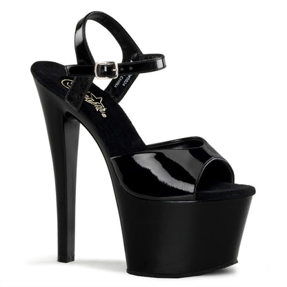 Pleaser Sandali da donna SKY-309 BLK PAT / BLK