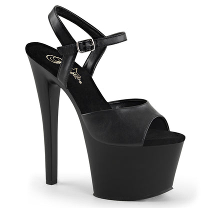 Pleaser Sandali da donna SKY-309 BLK in ecopelle / BLK opaco