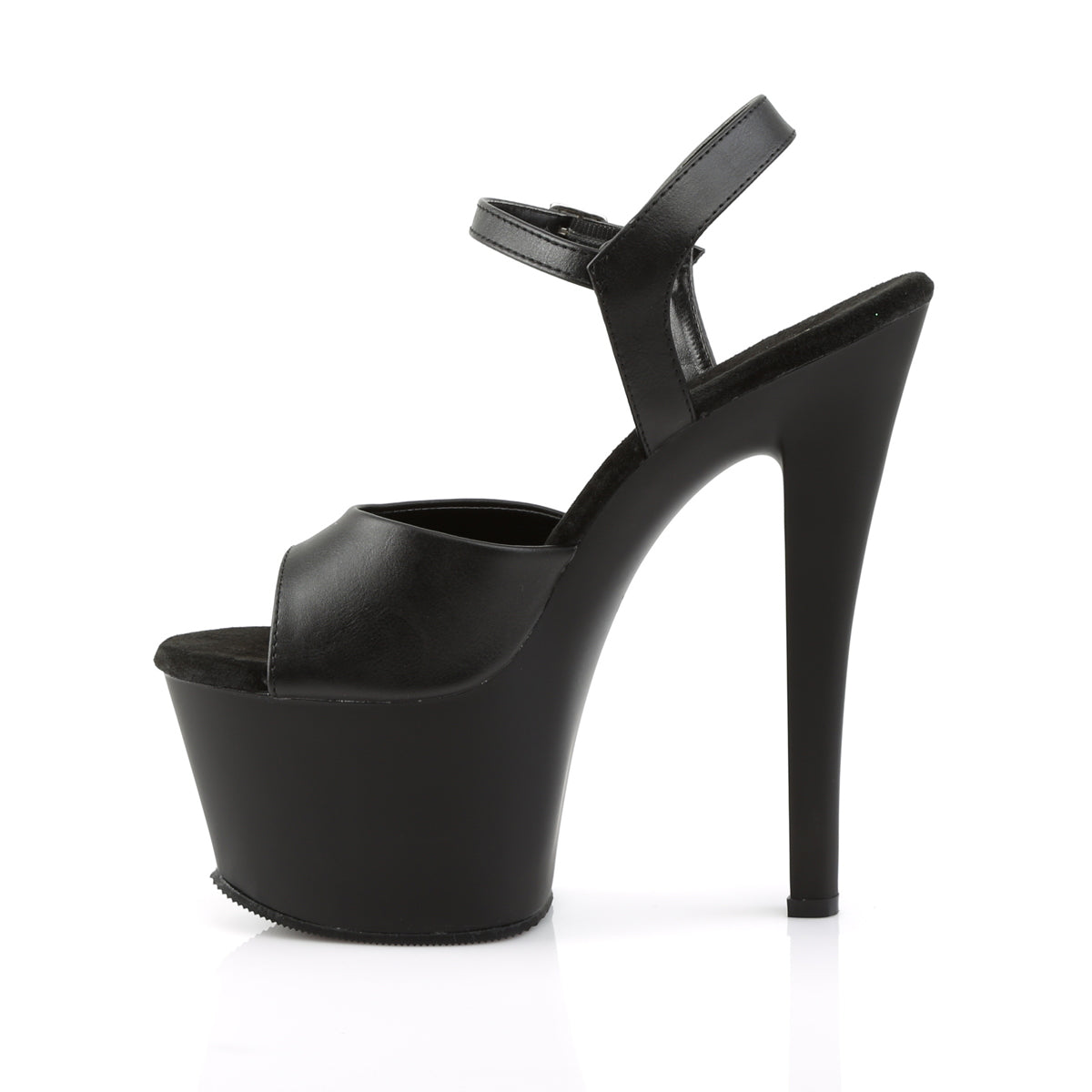 Pleaser Sandali da donna SKY-309 BLK in ecopelle / BLK opaco