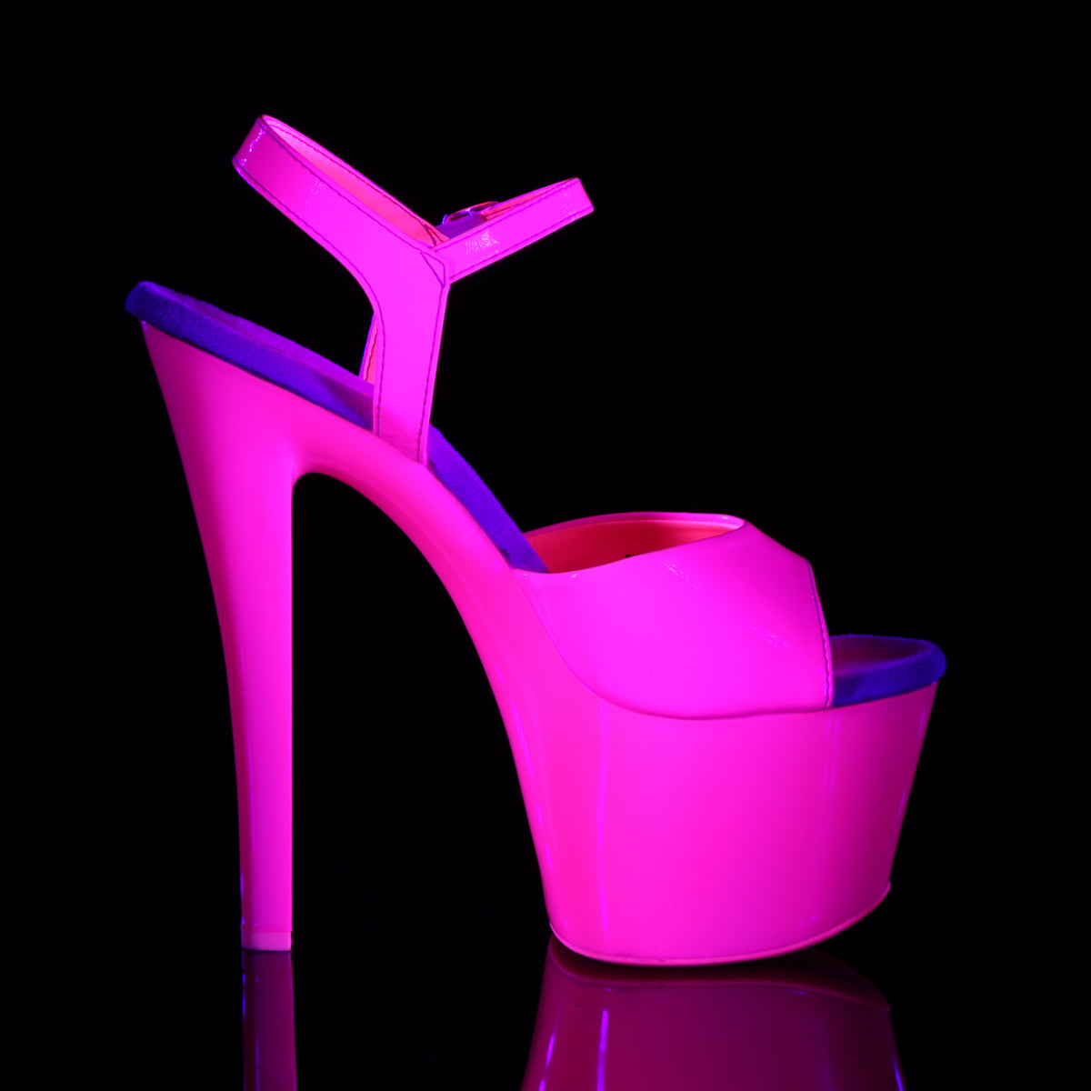 Pleaser Sandali da donna SKY-309UV neon h. rosa / h. Rosa
