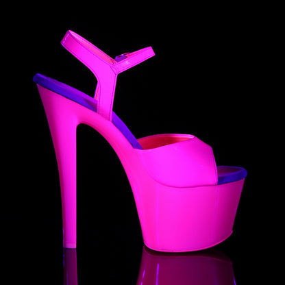 Pleaser Sandali da donna SKY-309UV neon h. rosa / h. Rosa