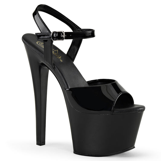 Pleaser Sandali da donna SKY-309VL BLK PAT / BLK