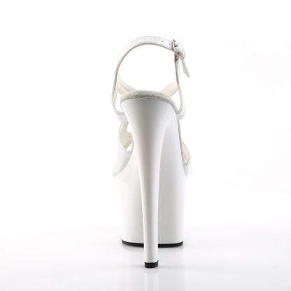 Pleaser Sandali da donna SKY-330 WHT Pat / Wht