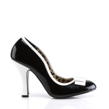 Pin Up Couture Pompe da donna SMITTEN-01 Blk-Wht Pat