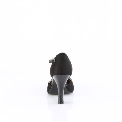 Pin Up Couture Pompe da donna SMITTEN-10 Blk M. Suede-Blk Pat
